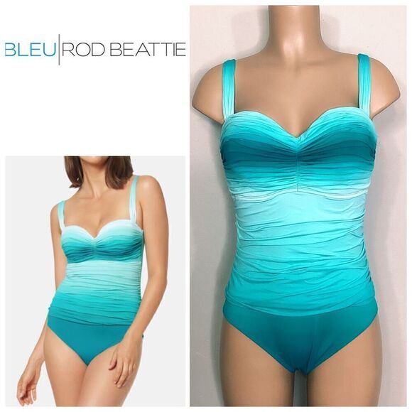 New. Bleu Rod Beattie ombré swimsuit. Normally $129. Size 14